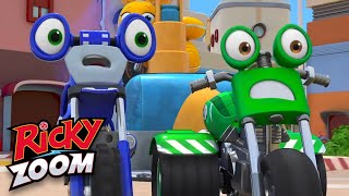 Super Awesome Magnet ⚡️Three Hour Special⚡️ Motorcycle Cartoon | Ricky Zoom