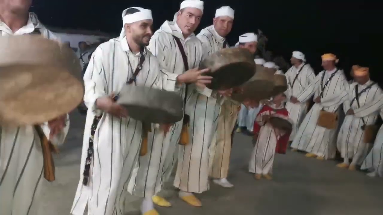 #ازلان #احيدوس #آيت_وراين #جمعية أيت بن علي #تقاليد #آيت_وراين #تقاليد #اصيلة عشاق البندير