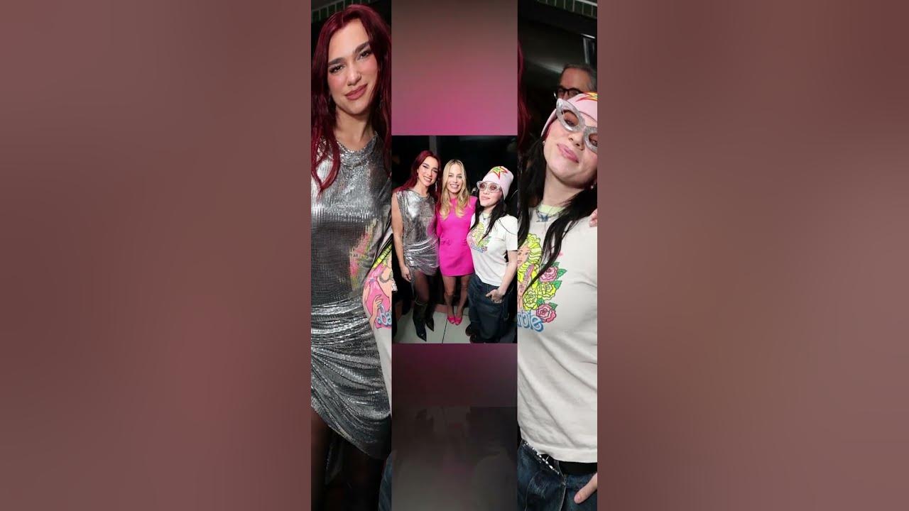 Dua Lipa at Barbie Faber & Faber Screenplay book party #singers - YouTube