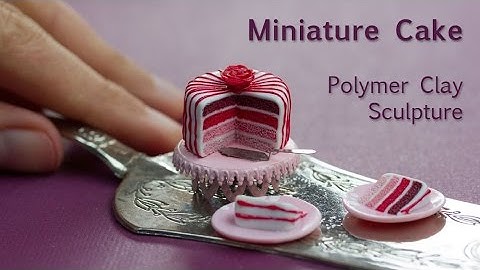 Miniature Cake Tutorial and Tips for Perfect Clay Icing