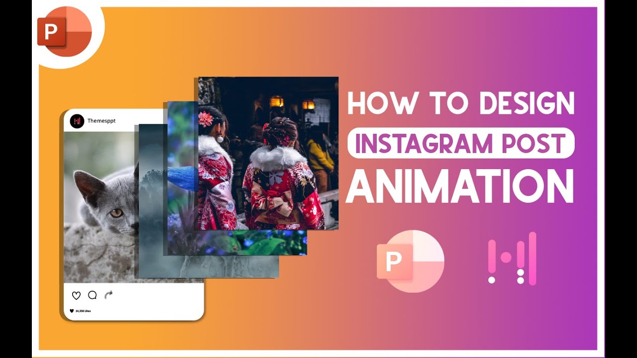 Make Animated Instagram Post in PowerPoint YouTube