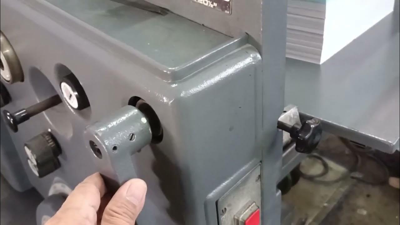How to operate Heidelberg GTO machine - YouTube