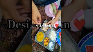 Desi Bhojan ❤️ desibhojan traditionalfood daalchawalrecipe northindianfood foodstory foodlover