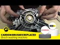 How to replace carbon brushes on a washing machine bosch