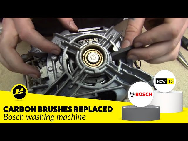 How to Replace Carbon Brushes on a Washing Machine (Bosch) 