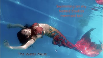 Swimming my Nereid Studios Mermaid tail