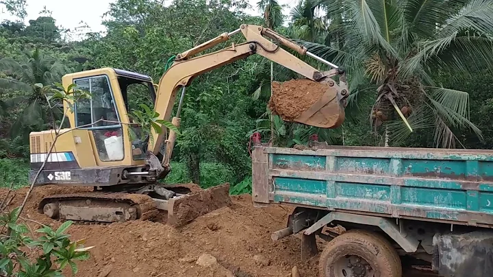 Sumitomo S90 Excavator Unloading on Ramp | 30 machine working | Earth Movers | Excavation Machines
