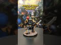 Painted my Chaos Black Legion Termintor #warhammer40k #shorts #viralshorts