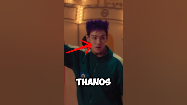 Thanos is STILL ALIVE in Squid game😱