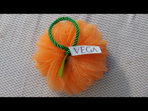 Vega the orange sponge review, loofah for shower gel, loofah for body wash, loofah for bathing,