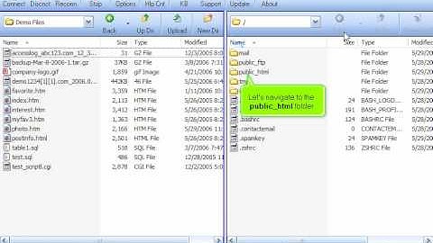 Uploading files using FTP Voyager by www.vivahost.com