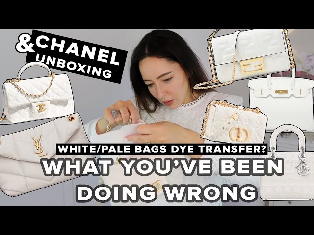 BEST TO WORST! LUXURY WHITE BAG REVIEW + COLOR TRANSFER TIPS 