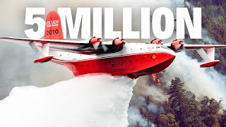 The Incredible Martin JRM Mars Water Bomber Firefighter Airplane
