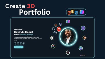 Create a Stunning 3D Portfolio Website with HTML, CSS & Spline