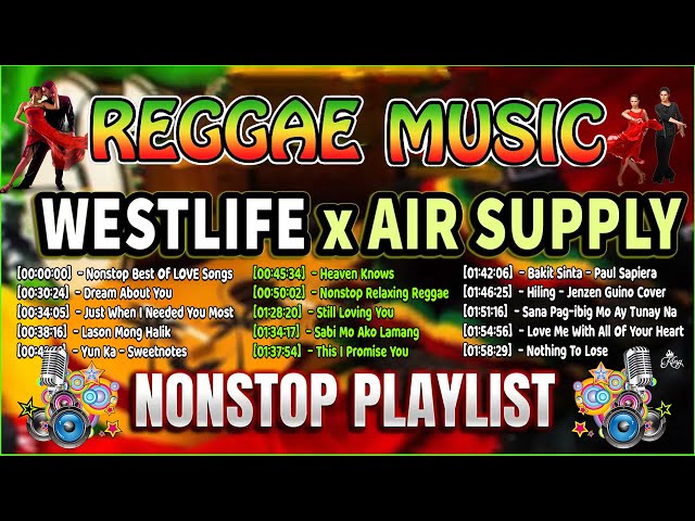 REGGAE Mashups & Remixes of  Popular Songs 2023 ►WESTLIFE ft AIR SUPPY◄ DJ Reggae Remix Songs TIKTOK class=