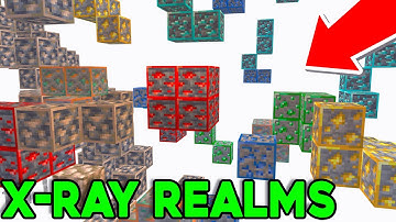 How To Xray In Minecraft Bedrock Realms! - MCPE, Android, IOS, Windows