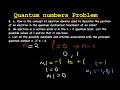 Quantum Numbers Problem