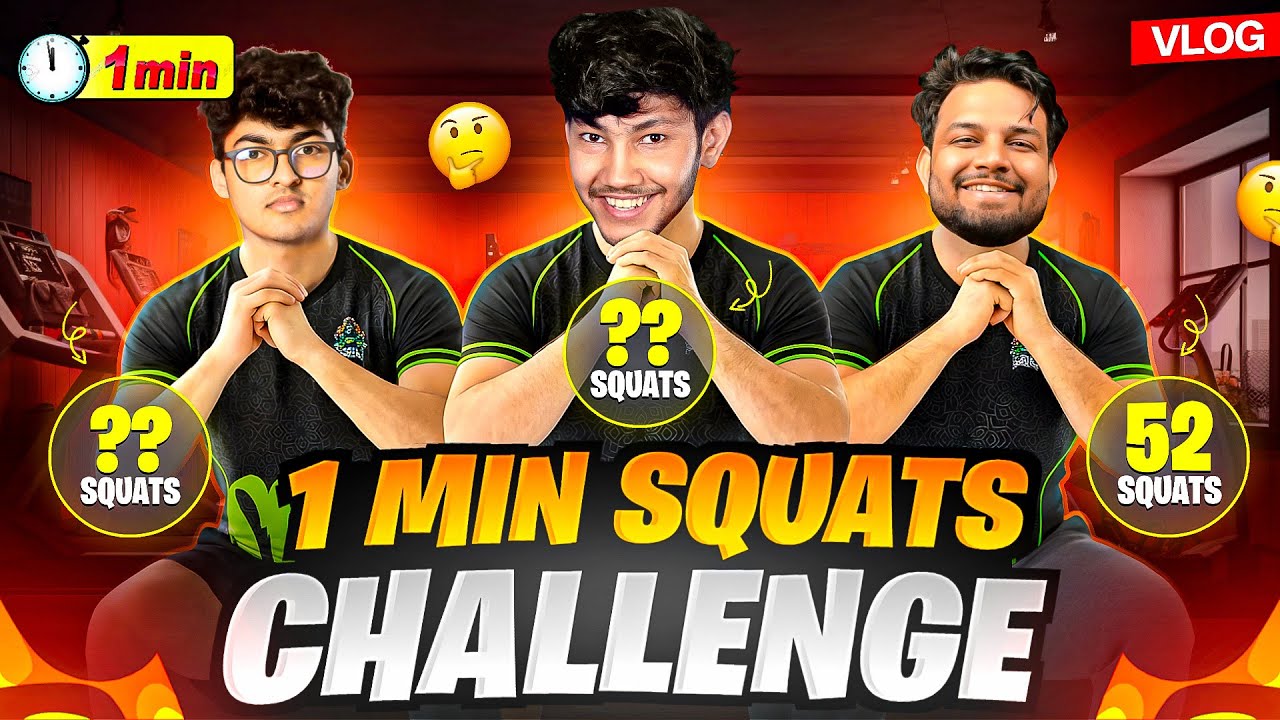 Pahadi Aur Goblin Ne Kitne Squats Mare Ek Minute Me #vlogs #s8ul #funny 