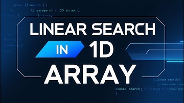 Linear Search Algorithm || 1D  Array || DSA with javascript || #dsa