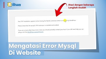 Cara Mengatasi Website Error Mysql Setelah Update atau Downgrade Versi PHP