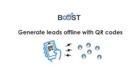 Generate leads offline with QR codes