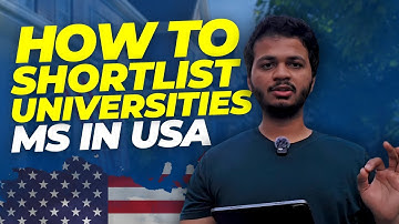 How to Shortlist Universities and Pick Safety Schools | MS in USA