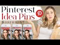 Pinterest Idea Pins (aka Story Pins) WHAT & WHY // How to Grow on Pinterest in 2022