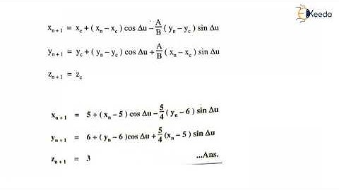 Numerical on Ellipse - Techniques For Geometric Modeling - CAD/CAM/CAE