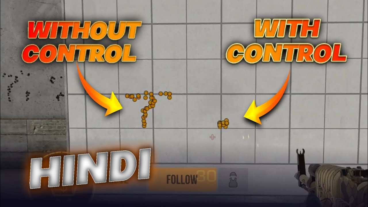 How to Control Recoil in Hindi For EASY HEADSHOTS 🔥 + Drills 🎯