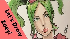 Zoey Skin Speed Art Fortnite Battle Royale - let s draw fortnite zoey skin speed drawing duration 4 11