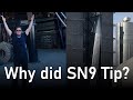 Why did SN9 fall over?