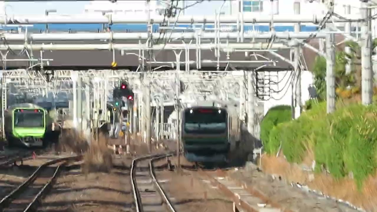 埼京線 E233系7000番台 2編成 湘南新宿ライン E231系1000番台+E233系3000番台 山手線 E235系 2編成 計5本 目白駅通過・発着 2026.02.22