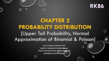 LECTURE EQT271 Normal Approximation of Binomial & Poisson RK86 2JUNE2021