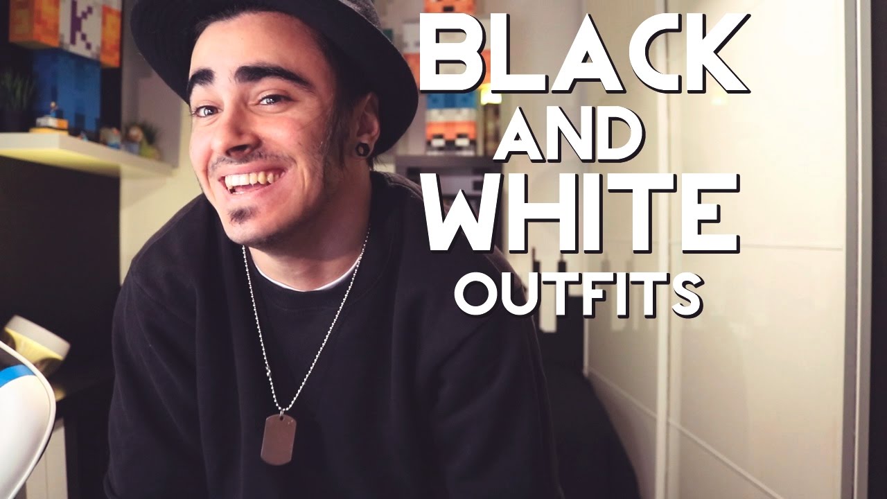 Black and white OUTFITS | KironVlogs