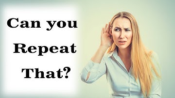Asking for Repetition in English | DO NOT Just Say “Repeat"