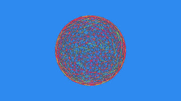 Two visualizations of an optimization algorithm for the Tammes problem