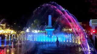 Spectacular Dancing Fountains and Light Show Part 2 in Vigan City, Ilocos Sur.