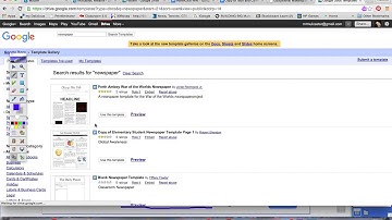 Google Docs Newspaper Templates