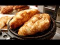 Croissant  waffle  croffle  5 types of croffle  korean street food asmr