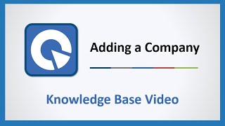 Adding a Company