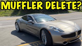 Fisker Karma w/ MUFFLER DELETE? UNEXPECTED RESULT!