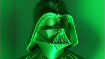 3D Printed Darth Vader Bust with Electro 🤪🎵 Music!