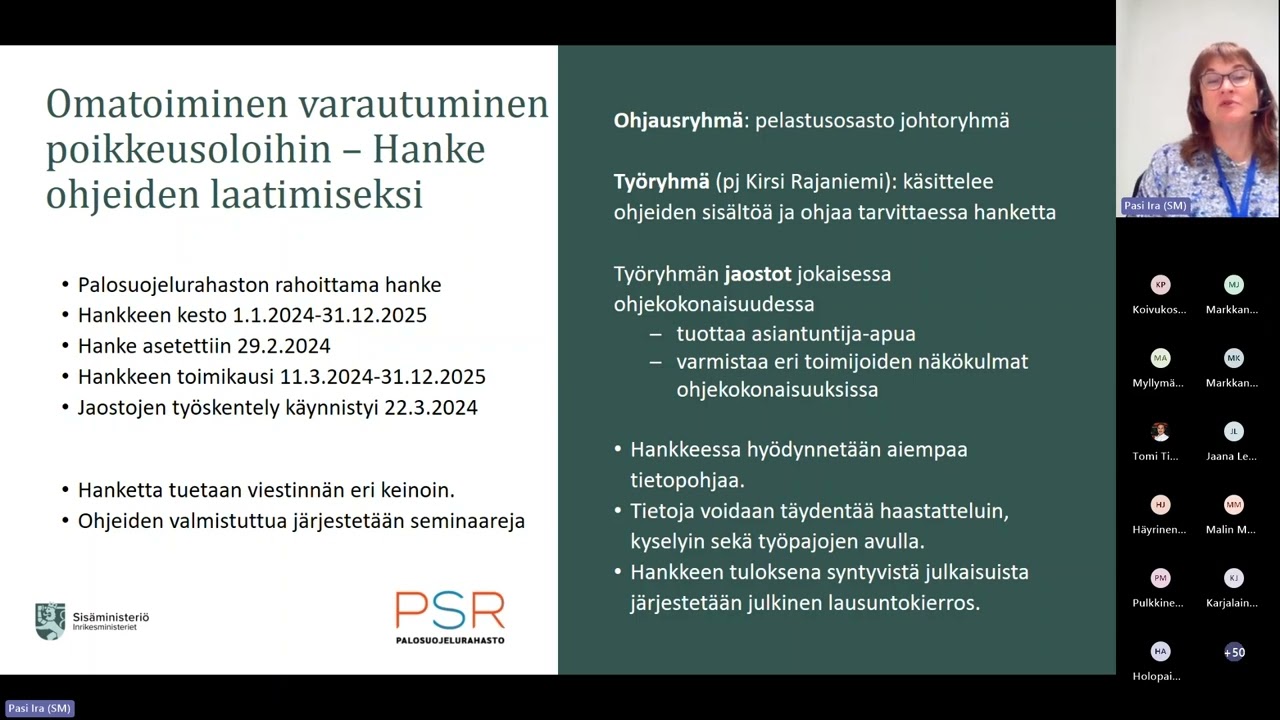 Ira Pasi ja Janne Koivukoski - Väestönsuojelun hankekuulumiset 28.5.2024