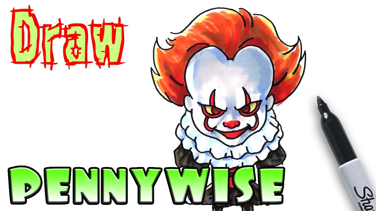 How To Draw Pennywise the Clown