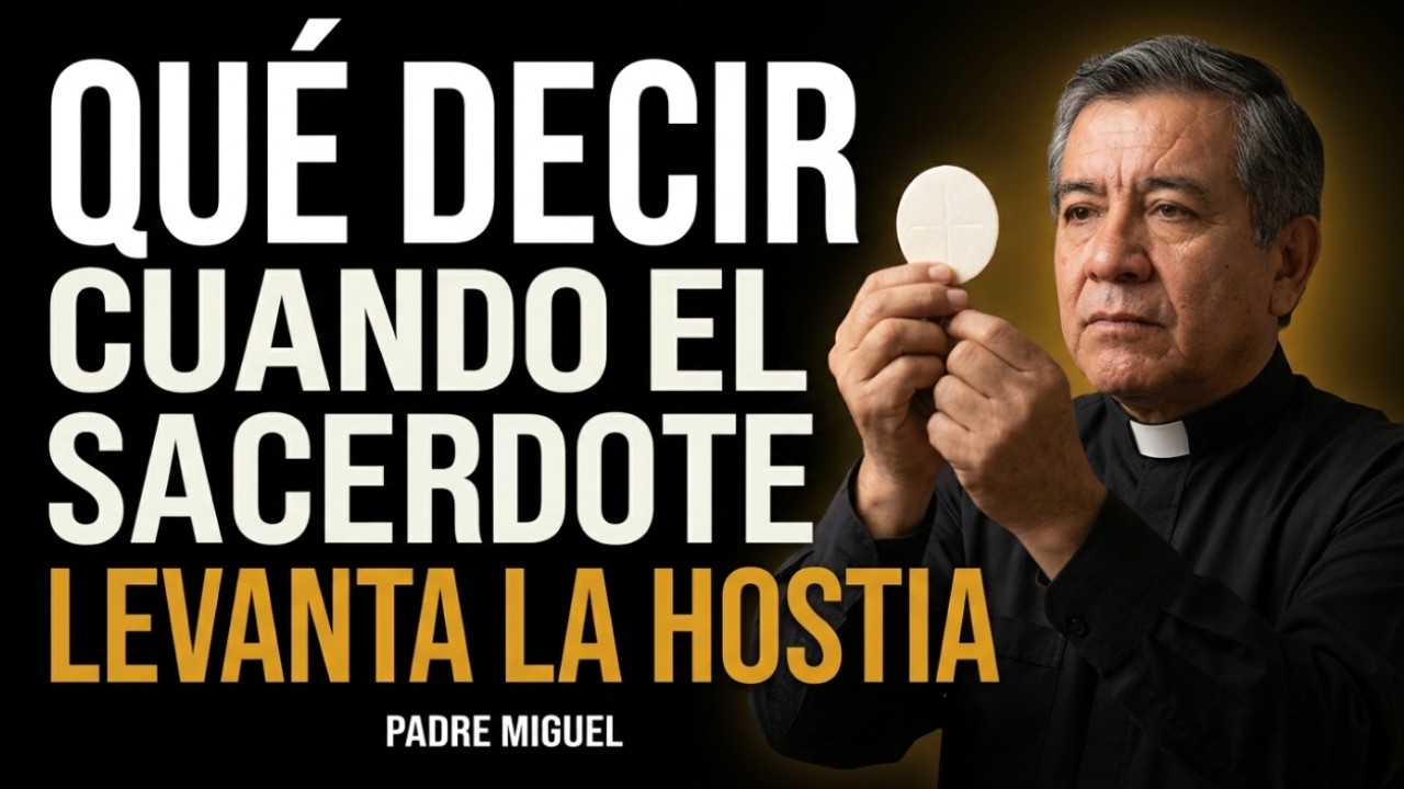 Esto Es Lo Que Pasa En El Cielo Cada Vez Que Rezas Esto Al Elevar La Eucaristía! Padre Miguel