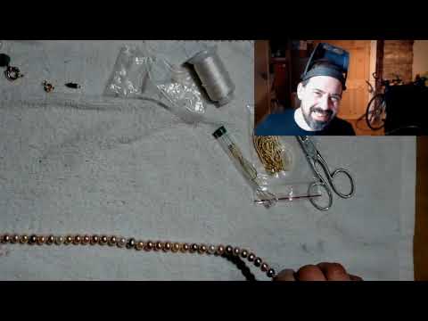 Monter un collier de perles. LA MEILLEURE technique (1 de 2)