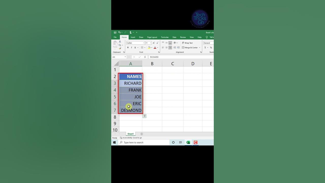Transpose a Column Data into a Row - YouTube