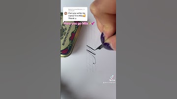 Comment your name and I will write it in Copperplate style ♡ #shorts #calligraphy