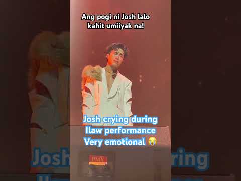 Josh crying while performing Ilaw | What a performance | you will love the song all the more