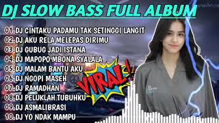 Dj Slow Bass 2023  Dj Cintaku Padamu Tak Setinggi Langit  Dj Aku Rela Melepas Dirimu X Dj Slow Bas